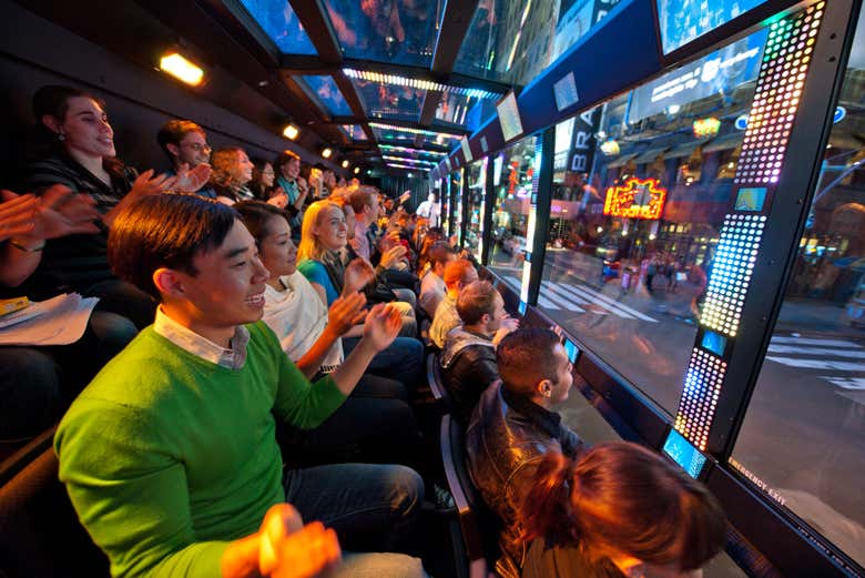 Contemplando New York dall'autobus