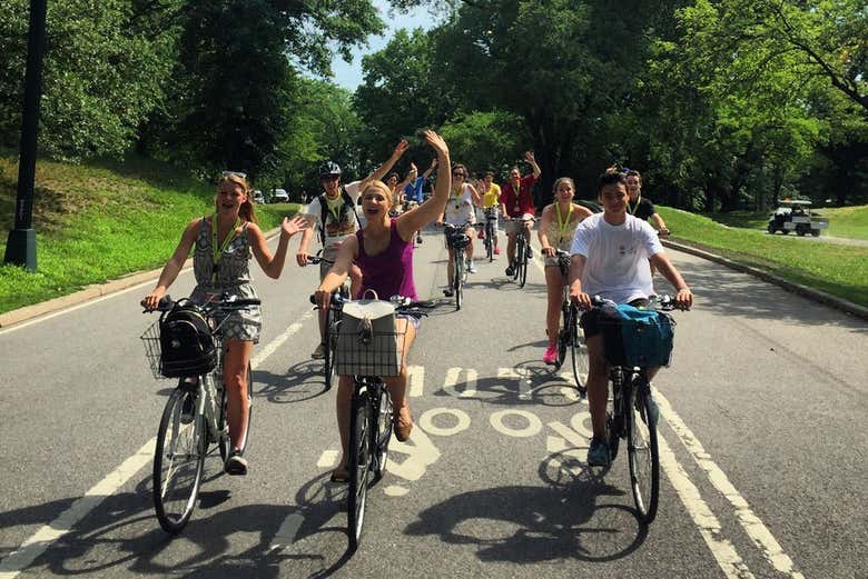 Percorrendo New York in bicicletta