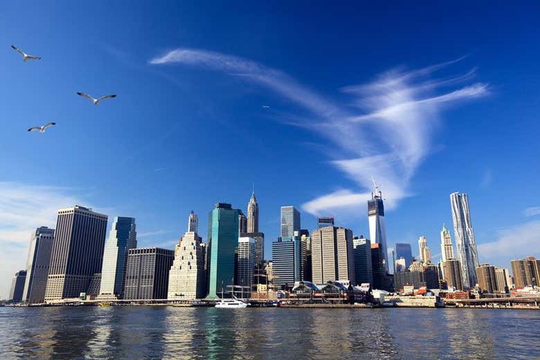Manhattan vista dal battello