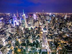 Empire State, viste notturne dall'alto